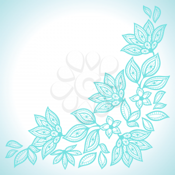 Delicate lace background abstract ornament.