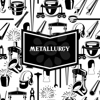 Metallurgical background design. Industrial items and equipment.