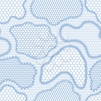 Seamless lace pattern with abstract shapes. Vintage fashion textile.