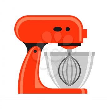 Icon of kitchen mixer. Home appliance flat illustration.