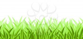 Seamless patterm with grass. Backgrounds of green lawn.