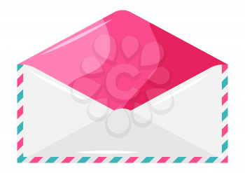 Decorative pink envelope. Image for decoration and design.