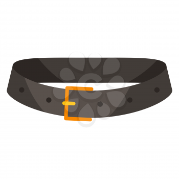 Stylized illustration of collar. Image for design and decoration. Object or icon in abstract style.