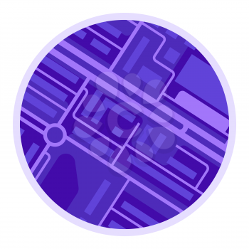 City map abstract background design. Illustration of streets, roads and buildings. Image for geography and cartography, travel and tourism.
