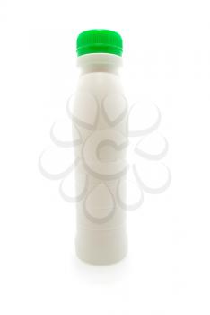 White bottle. Element of design.