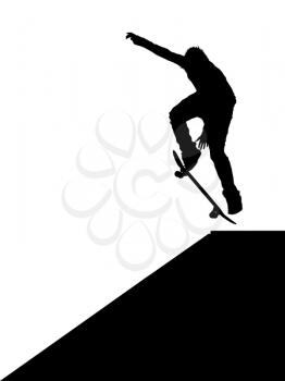 Skater jump. Element of design.