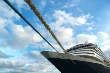 Liner on the rope. Element of design.