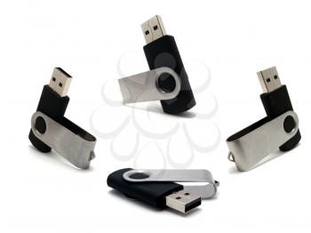 Four usb flash drive. Element of design.