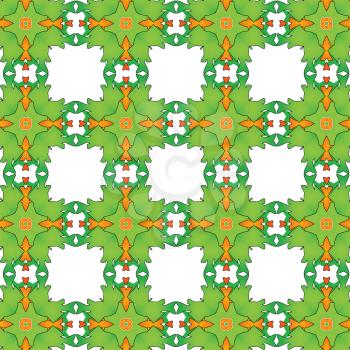 Cute baby designer pattern with colorful triangles and circles