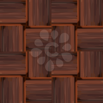 Ethnic brown ornament in the form of a geometric pattern of bamboo