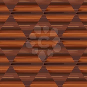 Ethnic brown ornament in the form of a geometric pattern of bamboo