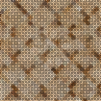 Beautiful brown abstract mosaic background. There is a variant in a vector.