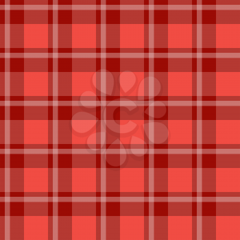 Sample pretty seamless bright red checkered fabric.