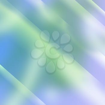 Beautiful glass with a blue background with green hues.