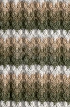 Beautiful background with texture striped knit pattern.