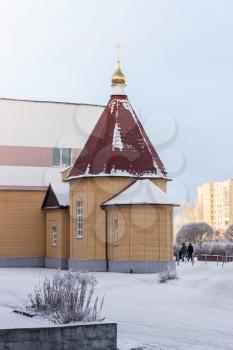 Chapel of Saint Panteleimon at the hospital. Russia, Tver region, city Udomlya.