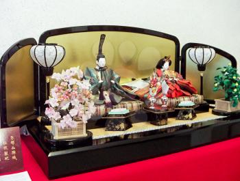 Japanese Doll Festival for girls - The Emperor and Empress.