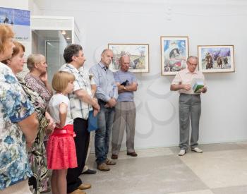 Opening of the exhibition of paintings dedicated to the First World War.