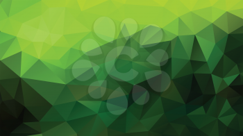 Abstract polygonal background in green shades. There is a variant in the vector.
