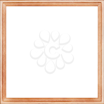 Square wooden frame. There is an option in the vector.