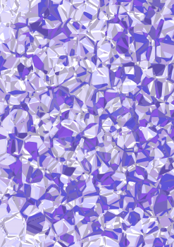 Beautiful background with amethyst crystals. There is an option in the vector.