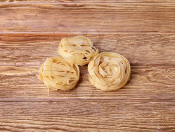 pasta on a wooden