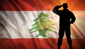 Flag with original proportions. Flag of the Lebanon
