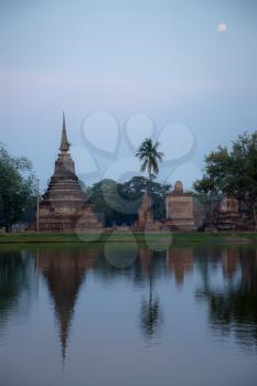 Sukhothai Historical Park or Old Sukhothai City the very first capital city of Thailand, Sukhothai Historical Park In Thailand, Buddha statue, Old Town,Tourism, World Heritage Site, Civilization