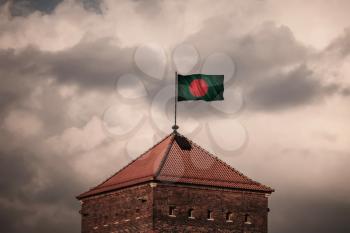 Flag of the Bangladesh .Flag with original proportions