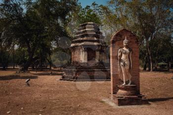 Sukhothai Historical Park, a UNESCO World Heritage Site in Thailand.