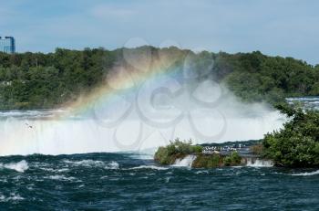 Canadian or Horseshoe waterfall from Canadian side of Niagara Falls