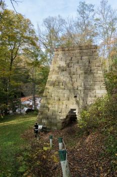 Historic Virginia Furnace by Muddy Creek off Route 26 in Preston County West Virginia