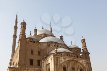 Alabaster Mosque or Mosque of Muhammad Ali Pasha in the Citadel in Cairo Egypt