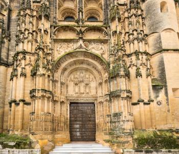 Entrance of Church of Santa Maria in Arcos de la Frontera near Cadiz in Spain