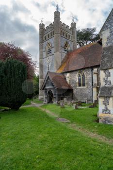 Church to St Mary the Virgin in the Chilterns village of Hambleden in Buckinghamshire