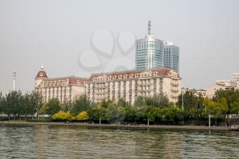 Older design of modern buildings in Tianjin