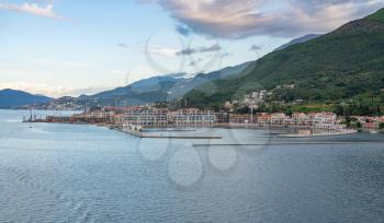 New construction at Meljine in Gulf of Kotor in Montenegro