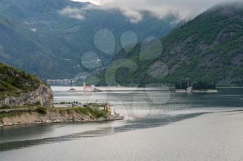 Ostrvo or Island of Flowers in the Gulf of Kotor in Montenegro