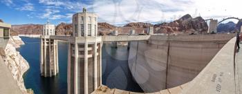View of the Hoover Dam in Nevada, USA