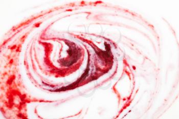 Abstract background with jam and cream
