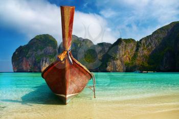 Tropical beach, Maya Bay, Andaman Sea,Thailand
