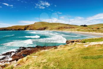 Coastal view, Pacific coast of New Zealand