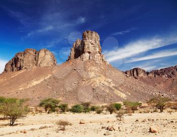 Rocks in Sahara Desert, Tassili N'Ajjer, Algeria
