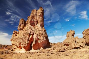 Rocks of Sahara Desert, Tassili N'Ajjer, Algeria
