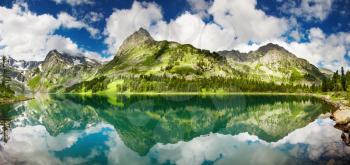 Beautiful lake in Altai mountains