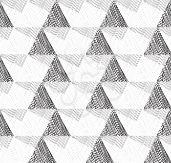 Seamless geometric pattern. Abstract vector textured background for scrapbook.