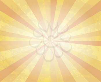 Abstract retro background. Sun Beams with Yellow Blurred. The frame in retro stile.