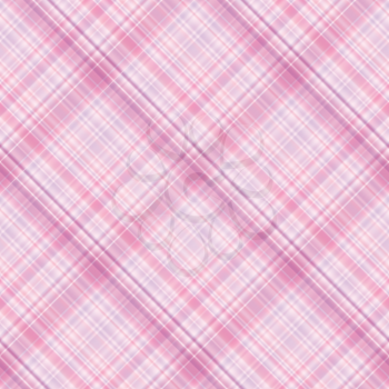 Fabric texture. Seamless tartan pattern. Vector background.