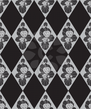 Geometric pattern. Abstract seamless ornament. floral background