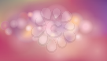 Abstract blur background. Splash lights and bubbles pattern